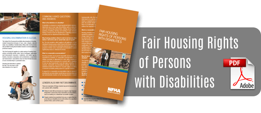 Fair Housing of Persons with Disabilities